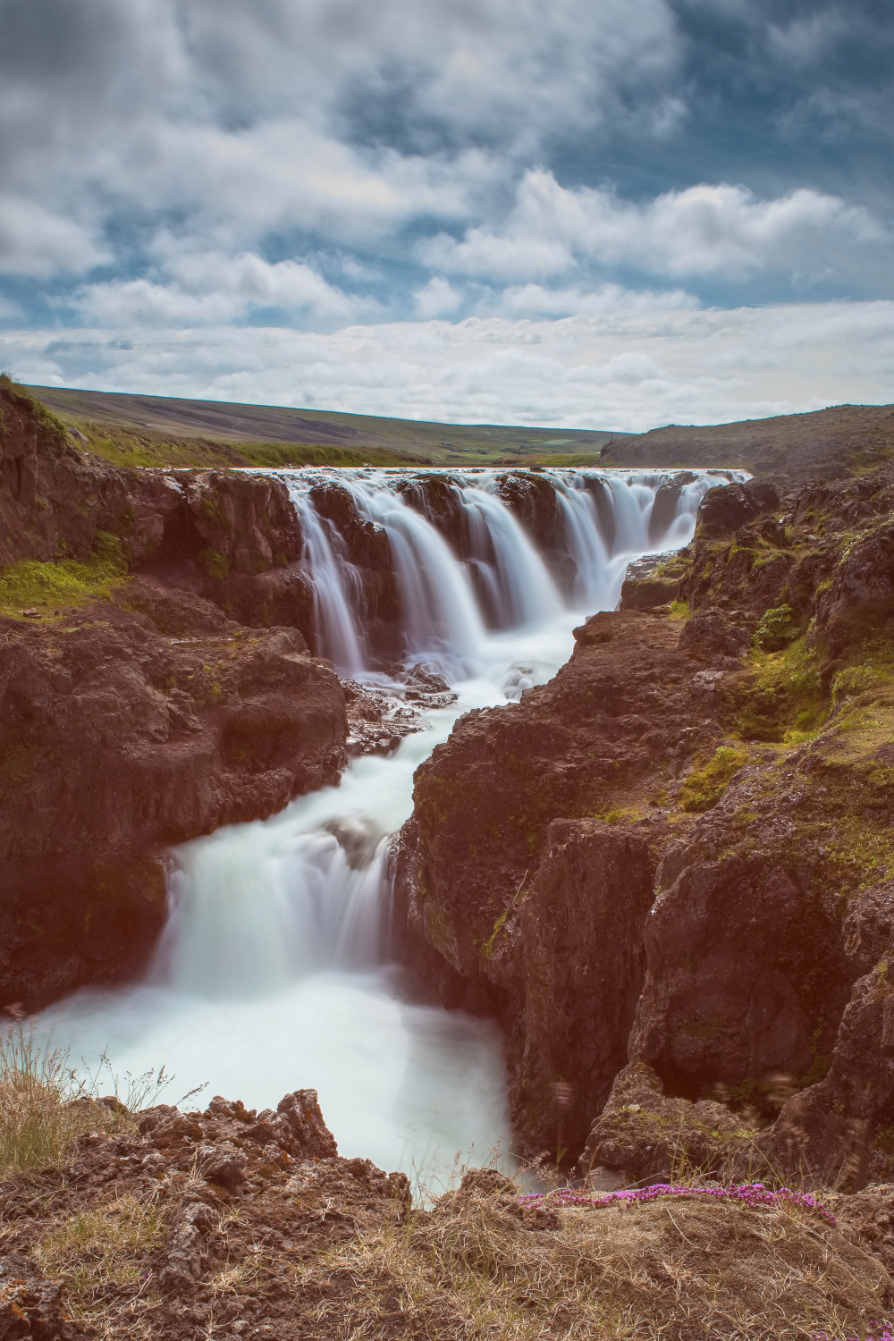 The Kolufoss Waterfall (Iceland)