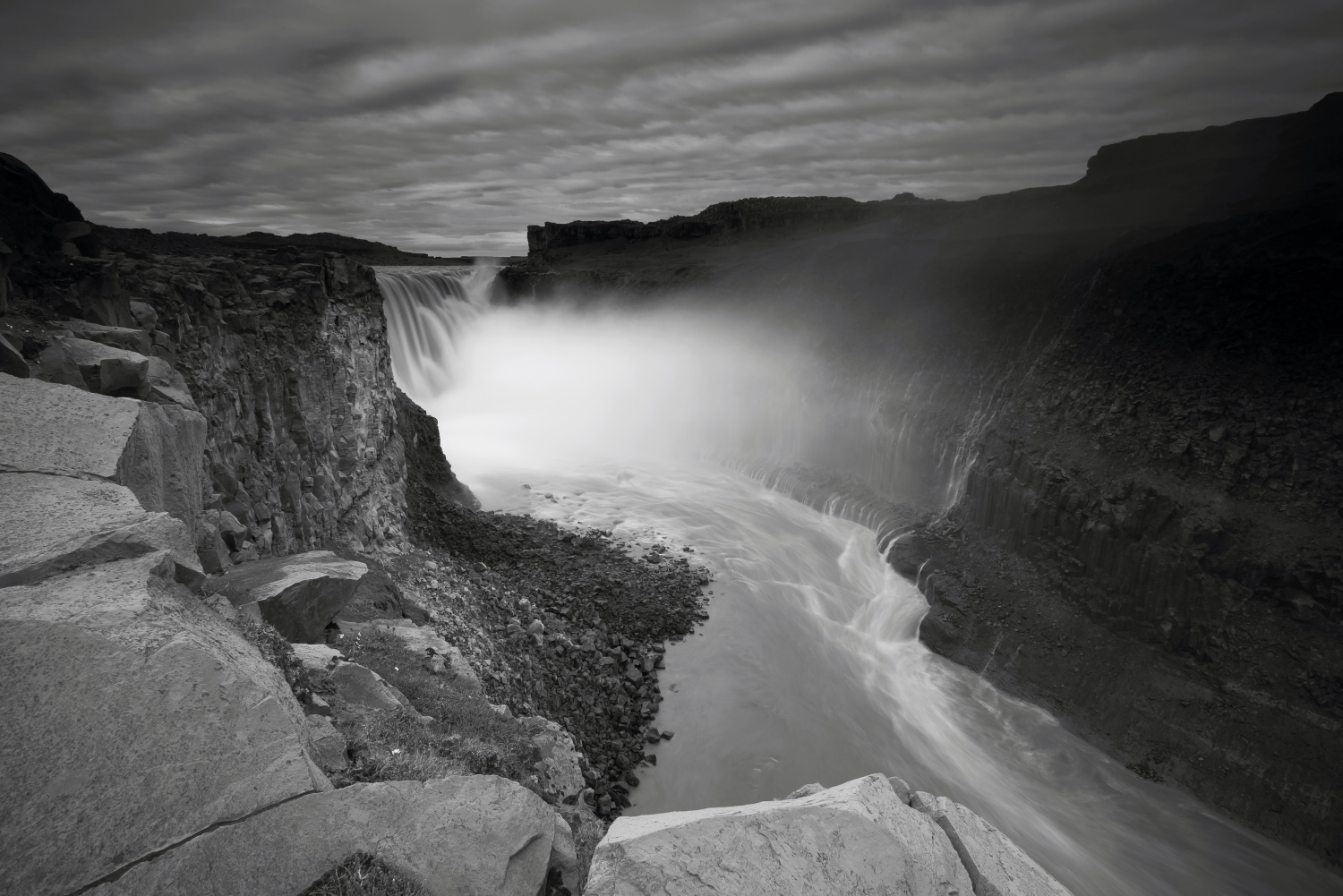 Dettifoss is waterfall in Iceland