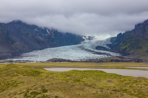 The Kvíárjokull Glacier (Iceland)