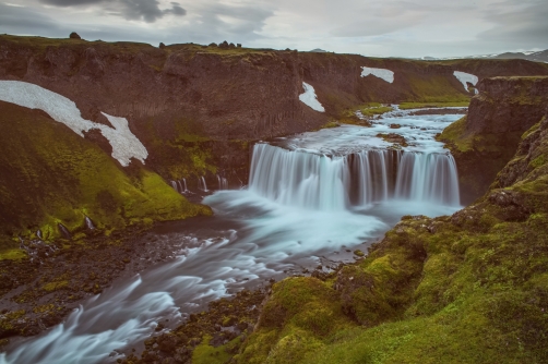 The Axlarfoss Waterfall (Iceland)