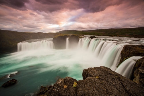 Waterfall Godafoss - Iceland