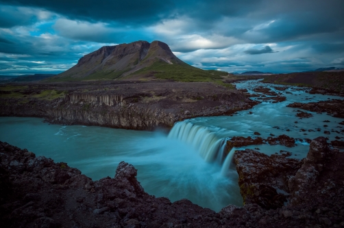The Bjófafoss Waterfall (Iceland)