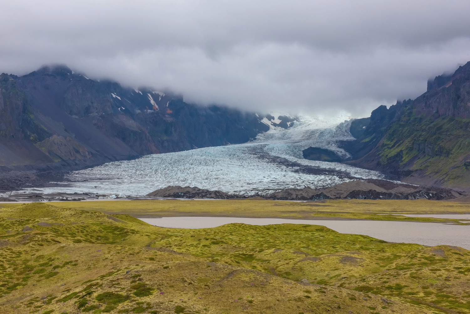 The Kvíárjokull Glacier (Iceland)