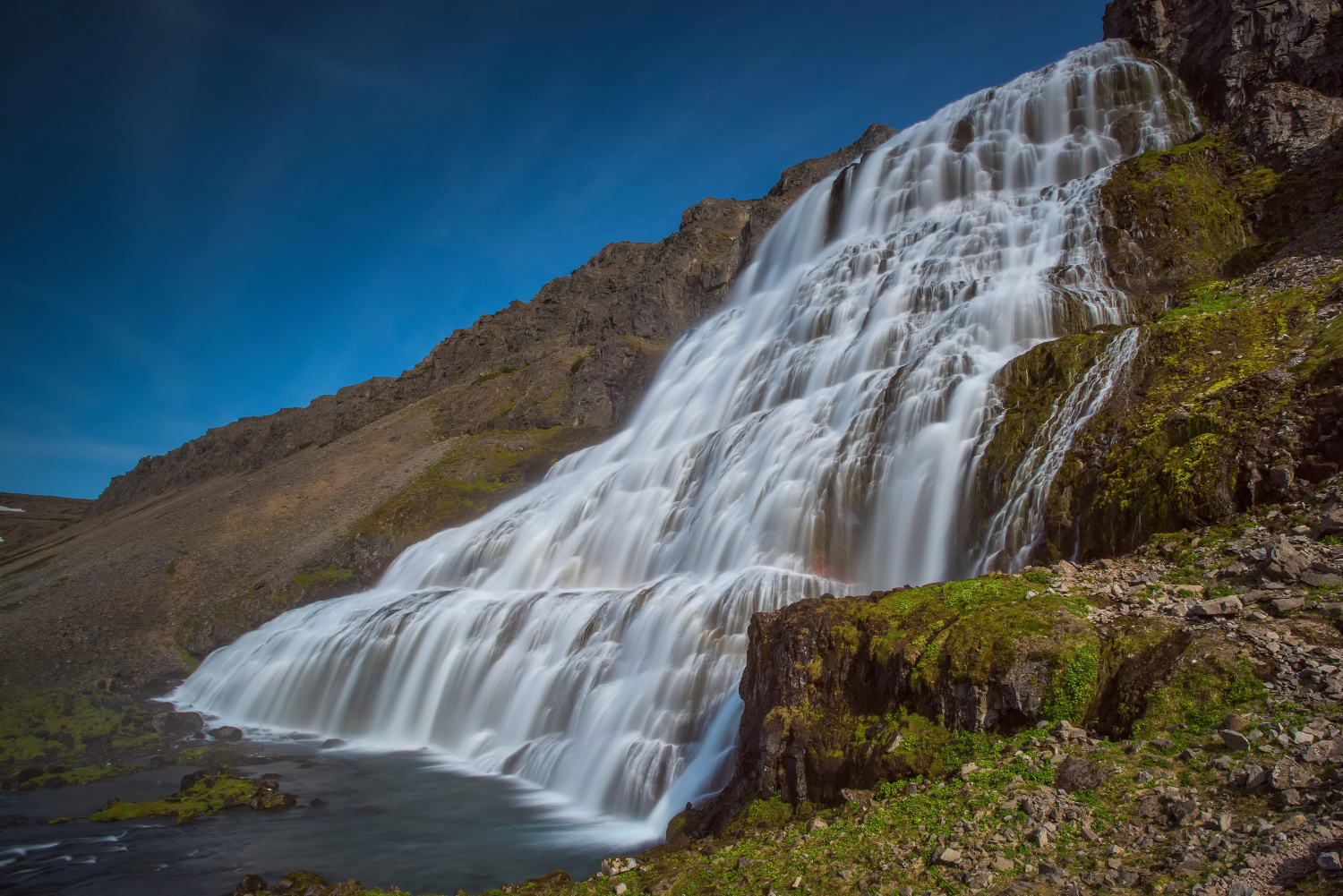 The waterfall Dynjandi (Iceland)