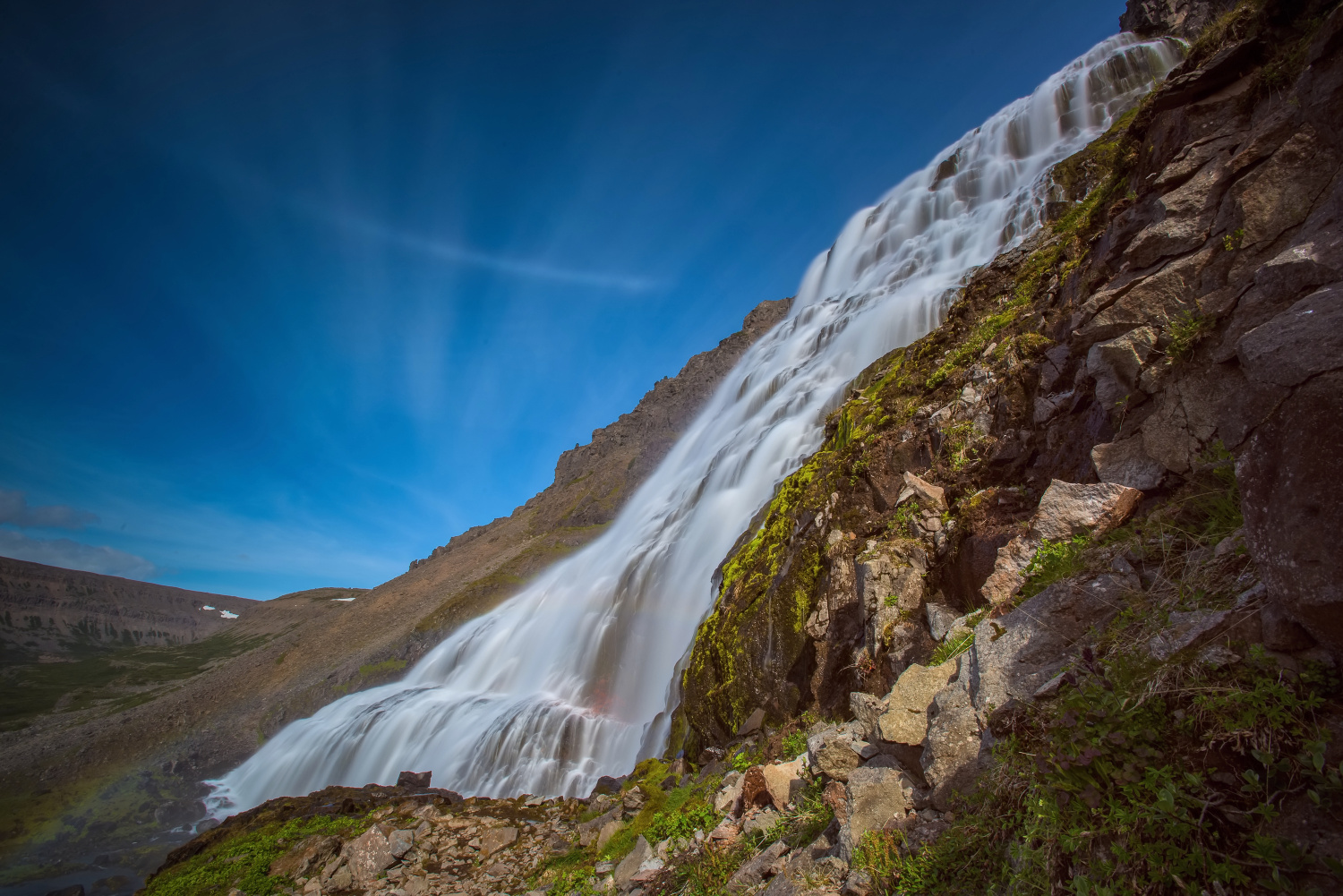 The waterfall Dynjandi (Iceland)