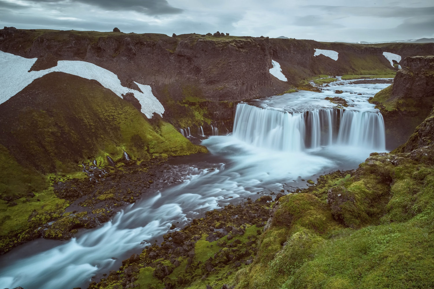 The Axlarfoss Waterfall (Iceland)