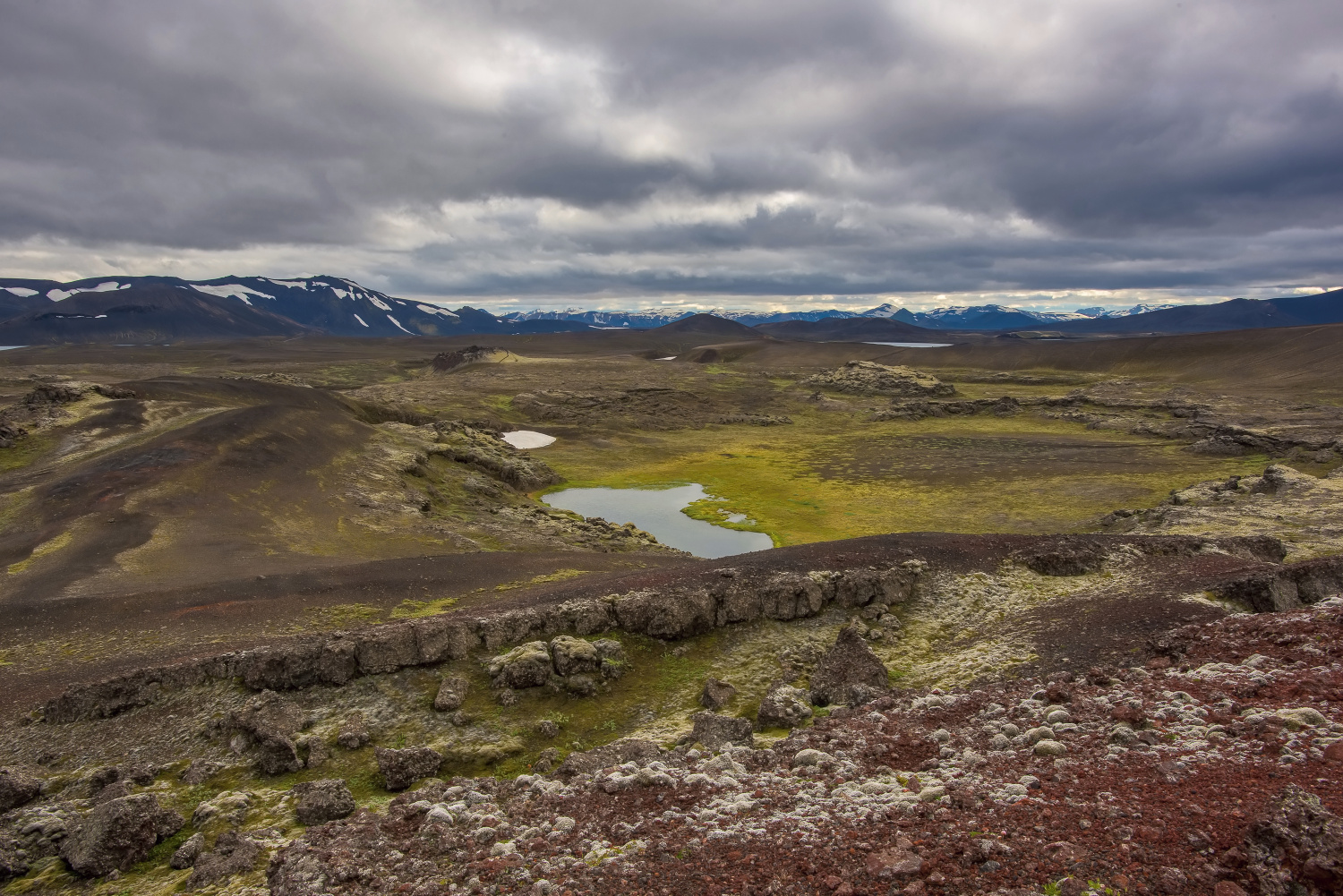 The Veidivotn is lava area (Iceland)