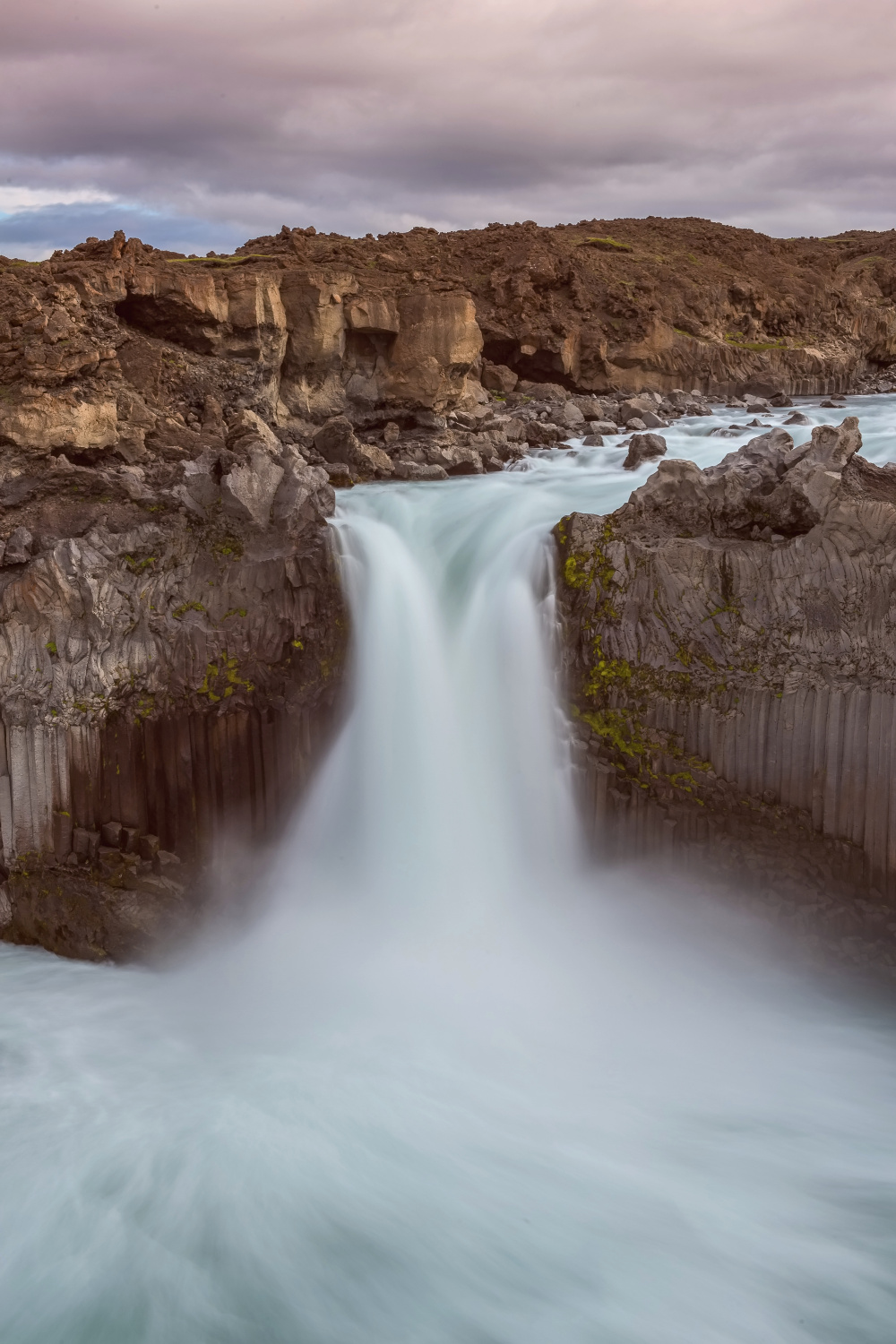 The waterfall Aldeyjarfoss (Iceland)