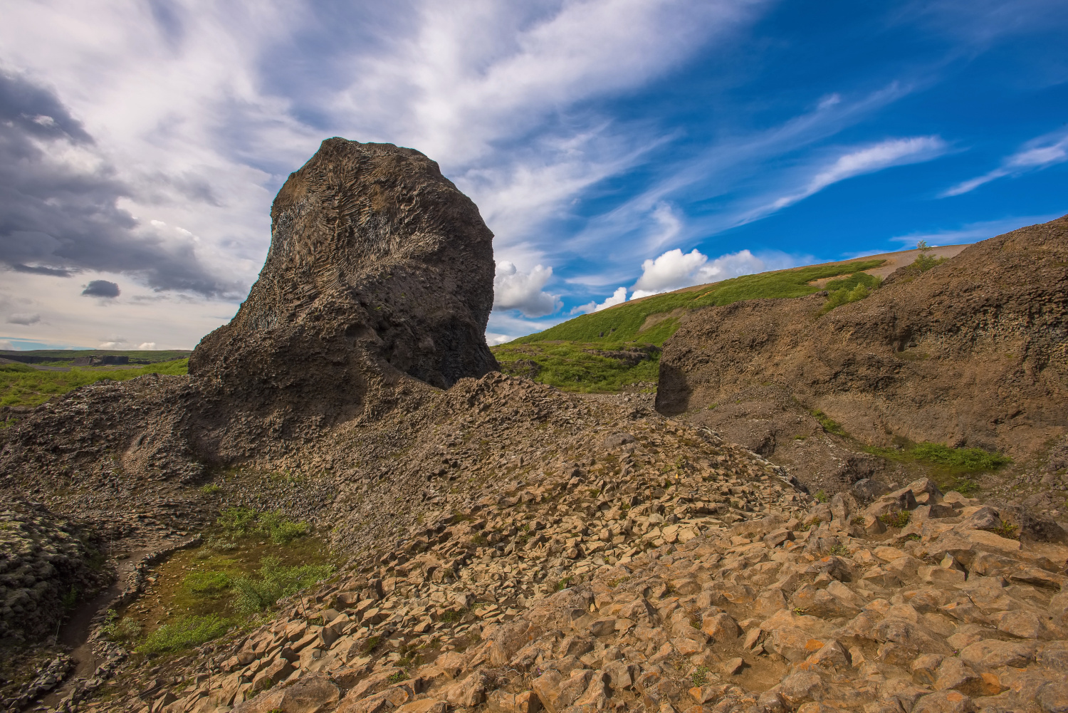 The Hlódaklettar (Iceland)