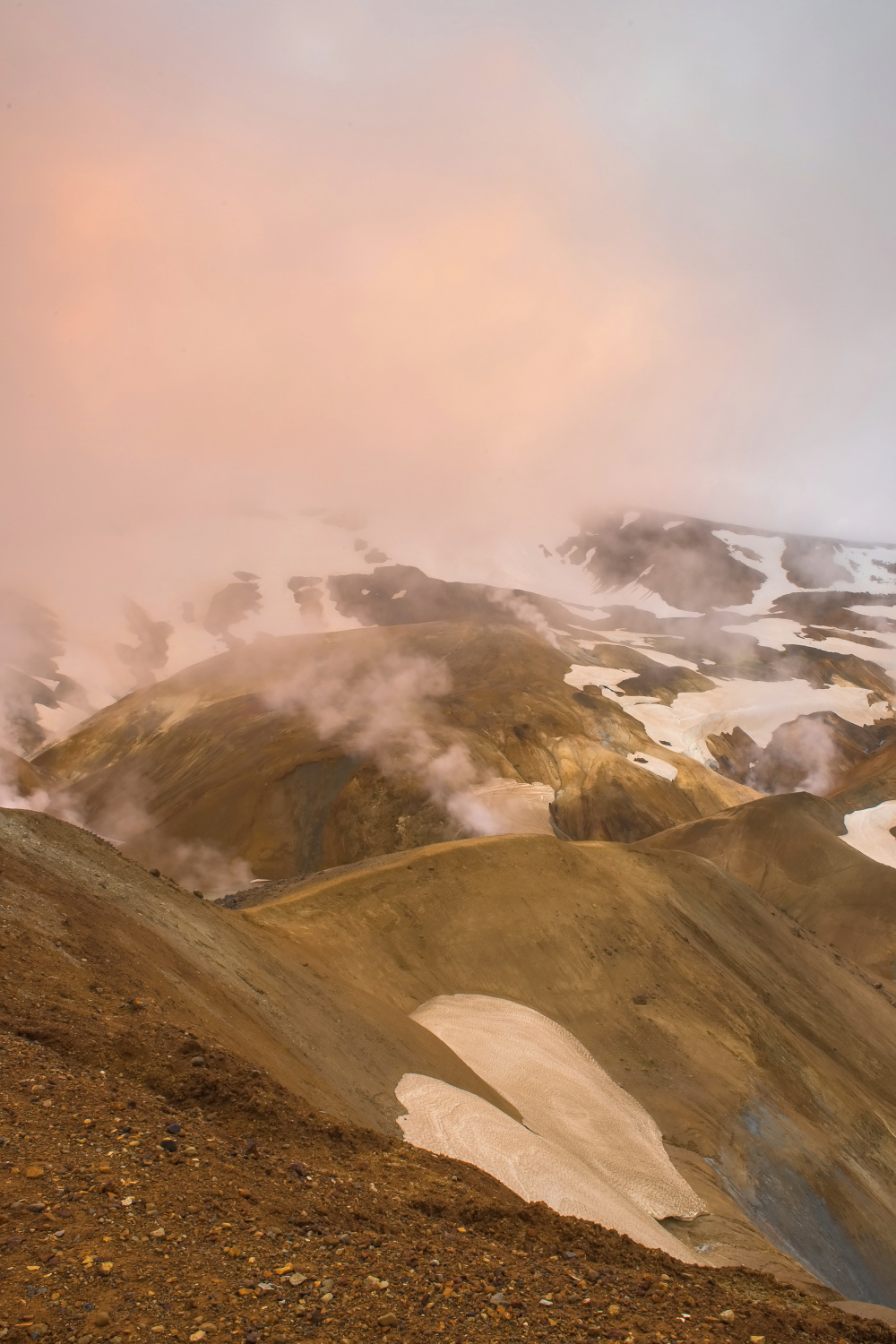 Kerlingarfjoll is part of a large tuya volcano system in Iceland