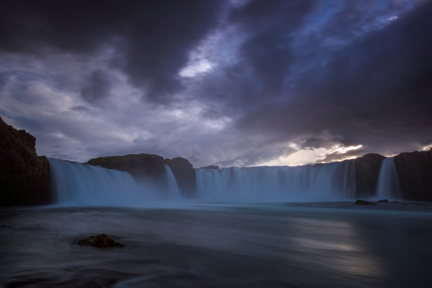 Waterfall Godafoss - Iceland