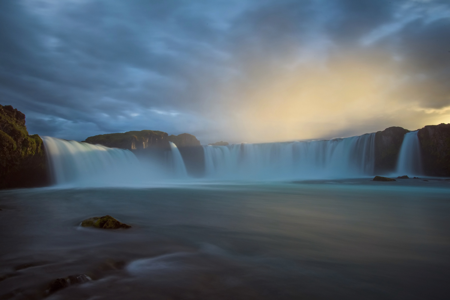 Waterfall Godafoss - Iceland