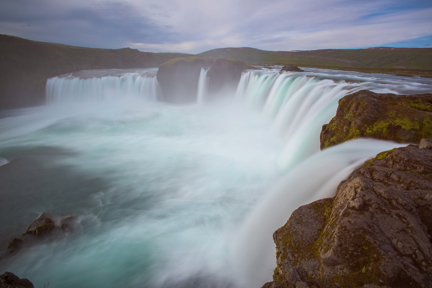 Waterfall Godafoss - Iceland