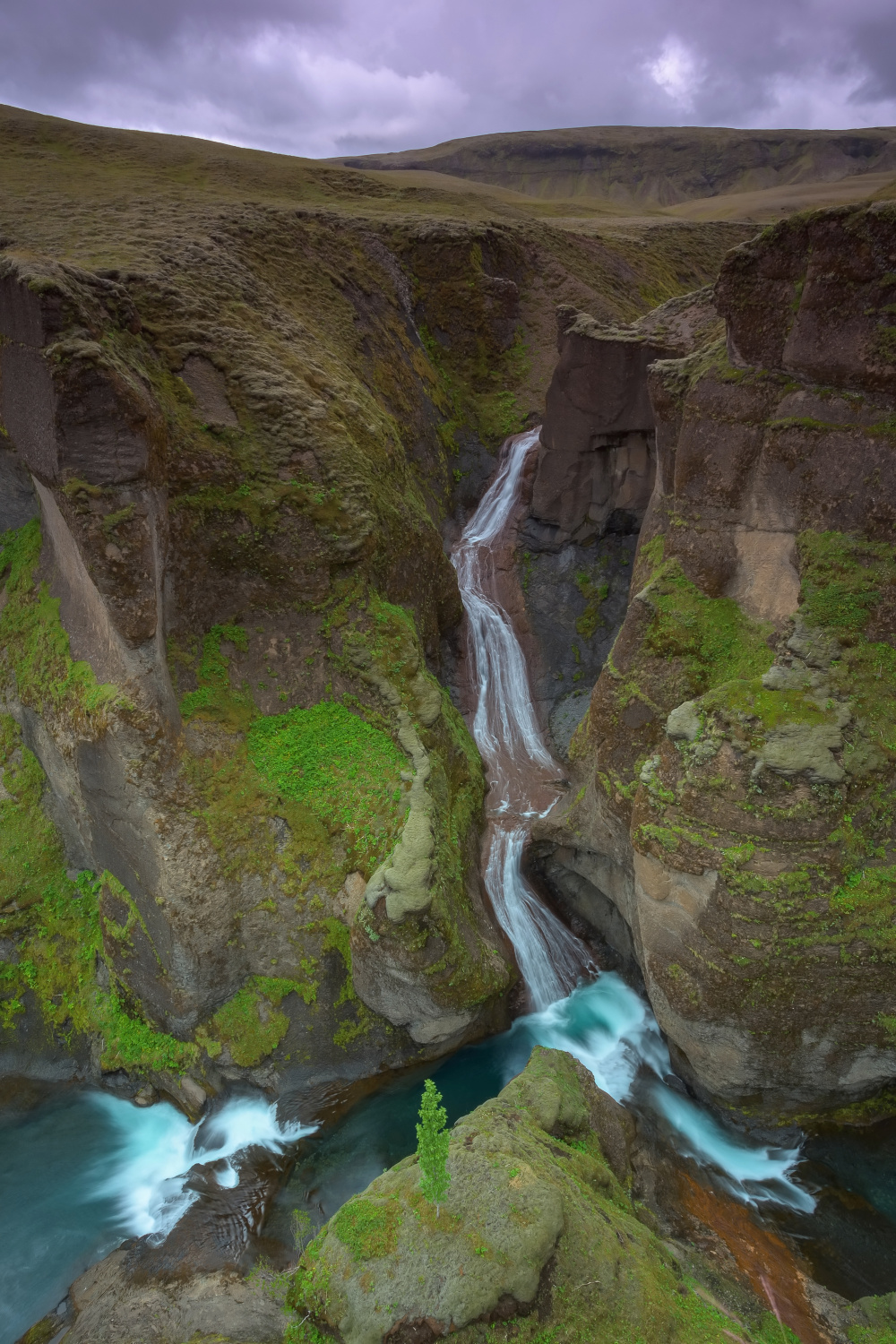 The Systrafoss Waterfall (Iceland)