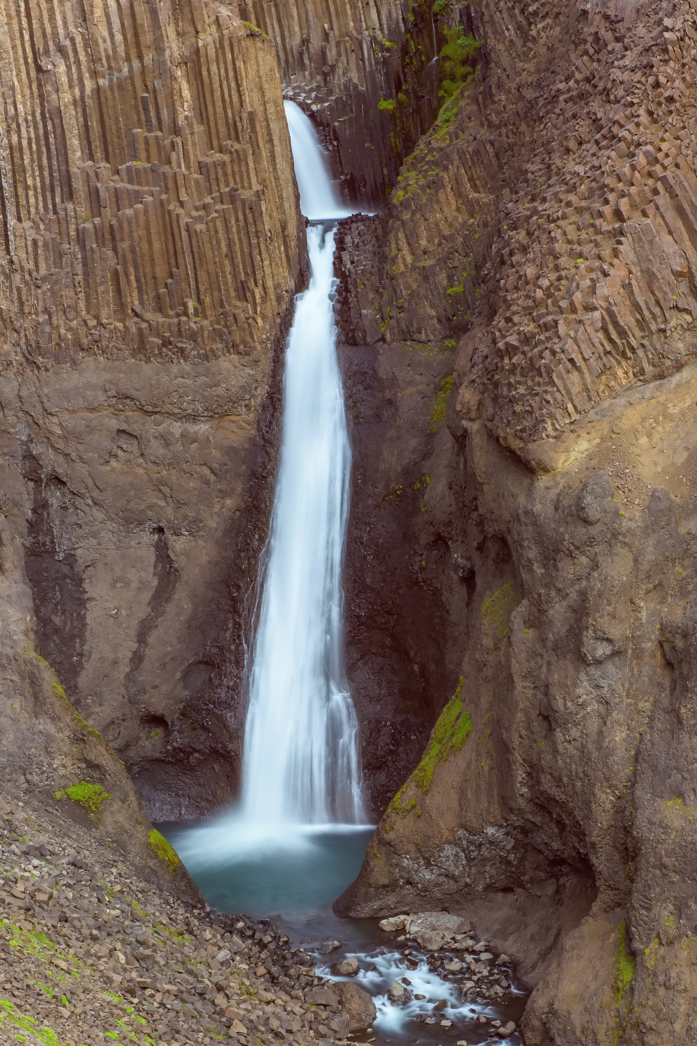 The Litlanesfoss Waterfall (Iceland)