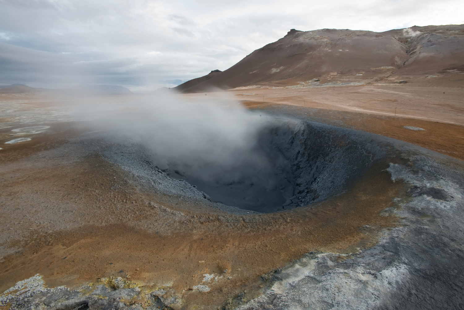 The Namafjall -  fumarole field (Iceland)