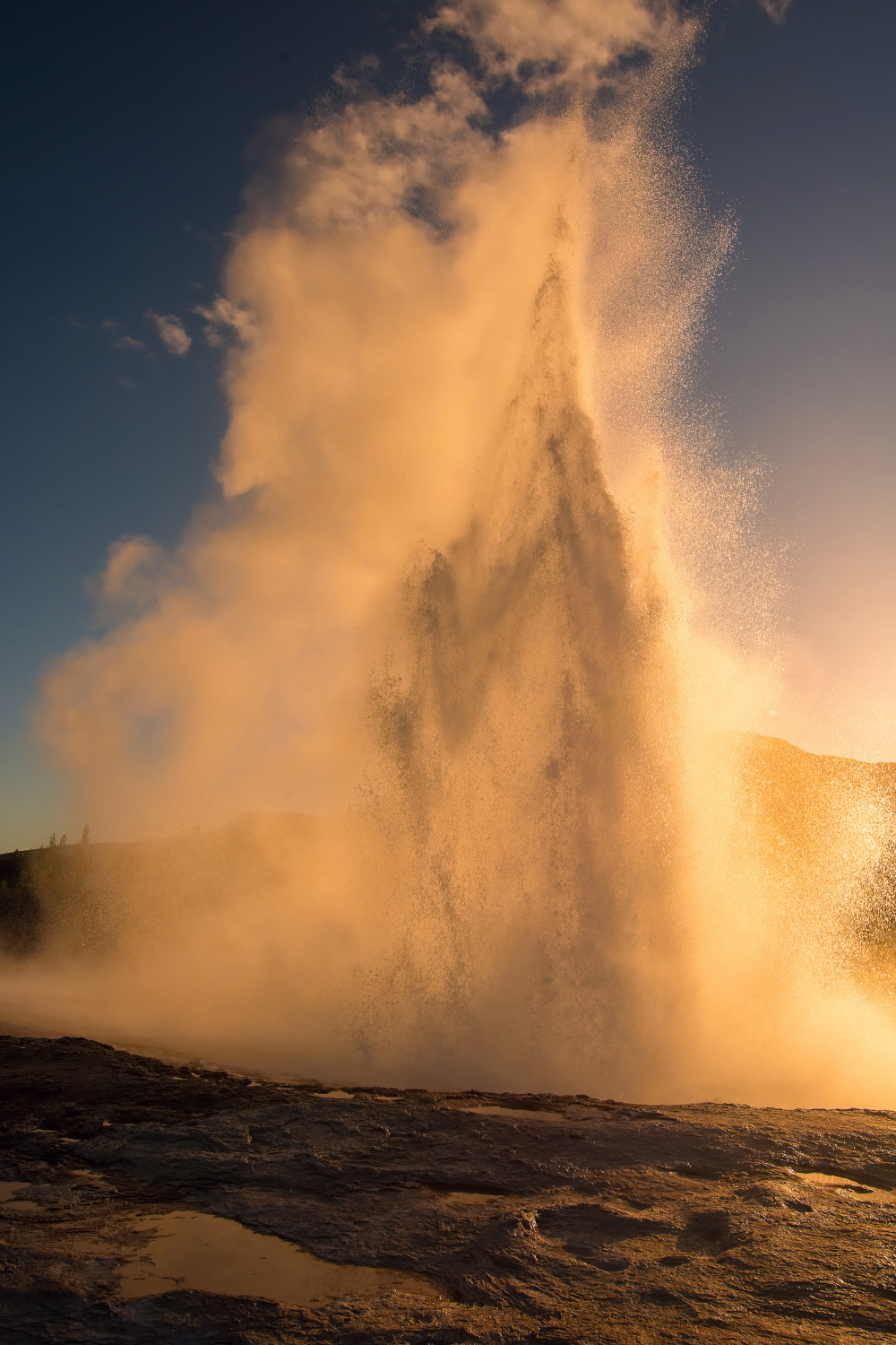 Strokkur is a fountain geyser (Iceland)