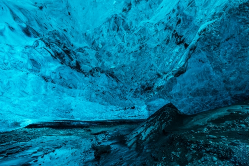 Ice Caves or Crystal Caves in Icelandic...