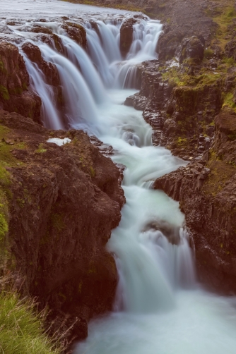 The Kolufoss Waterfall (Iceland)