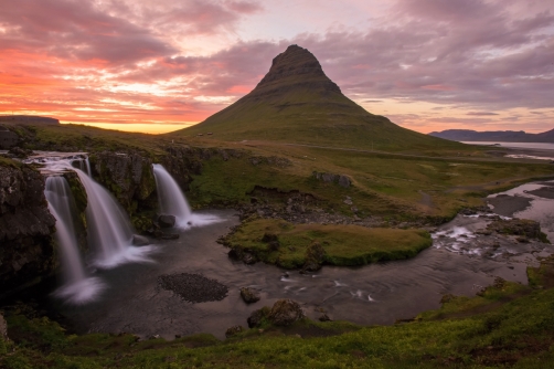 The Kirkjufell Waterfall (Iceland)