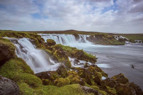 The Hólmsárfoss Waterfall (Iceland)