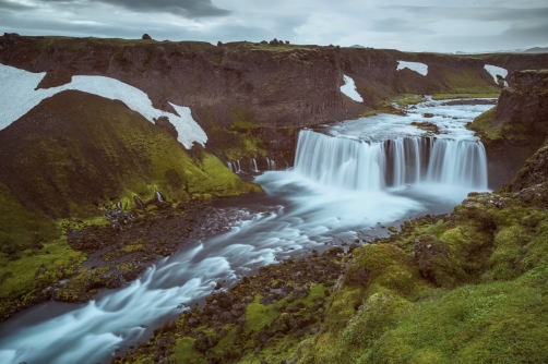 The Axlarfoss Waterfall (Iceland)