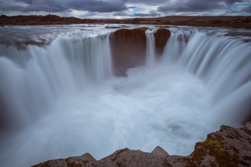 The Hrafnabjargarfoss Waterfall (Iceland)