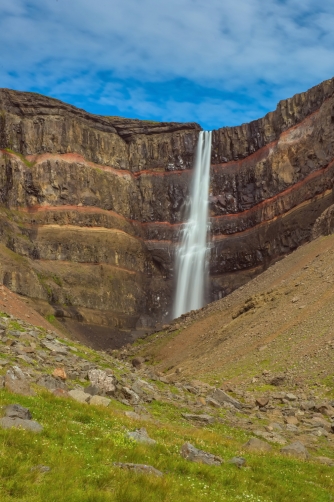 Hengifoss is the third highest waterfall in...