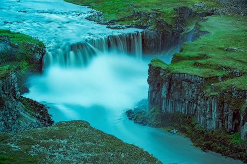 The Waterfall Hafragilsfoss (Iceland)
