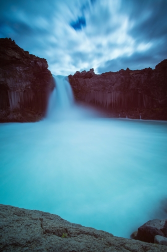 The Aldeyjarfoss Waterfall (Iceland)