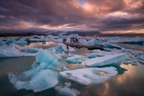 The Jokulsarlón Lake (Iceland)