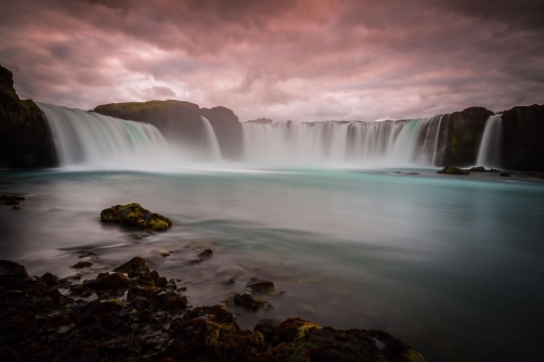 Waterfall Godafoss - Iceland