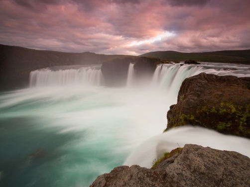 Waterfall Godafoss - Iceland