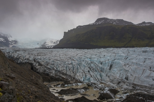 The Skaftafelljokull Glacier (Iceland)