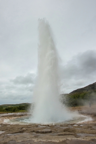 Strokkur is a fountain geyser (Iceland)