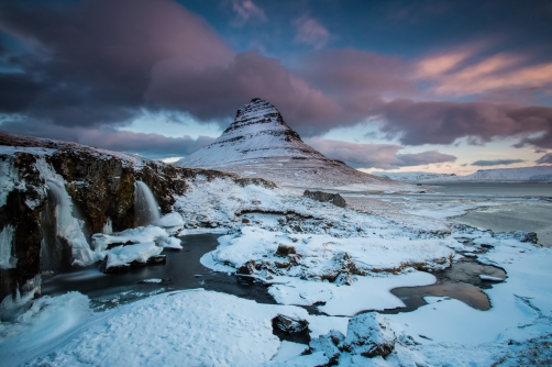 The Kirkjufell hill (Iceland)